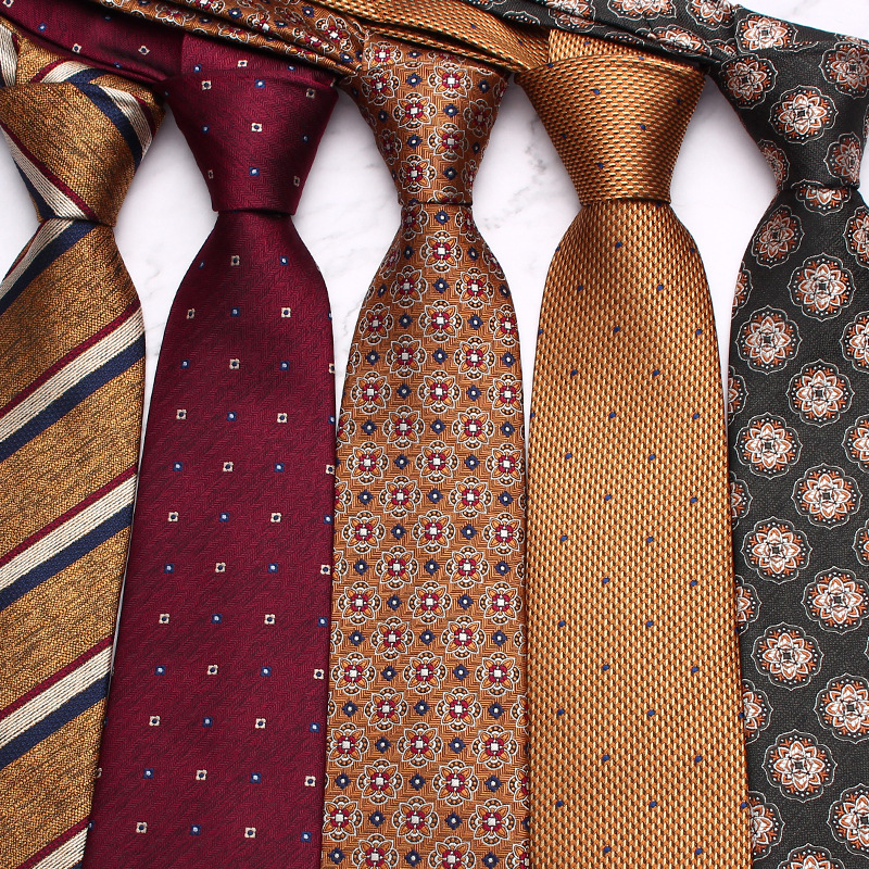 New Brown Tie Men's Business Hand Tie Multi-Color Optional