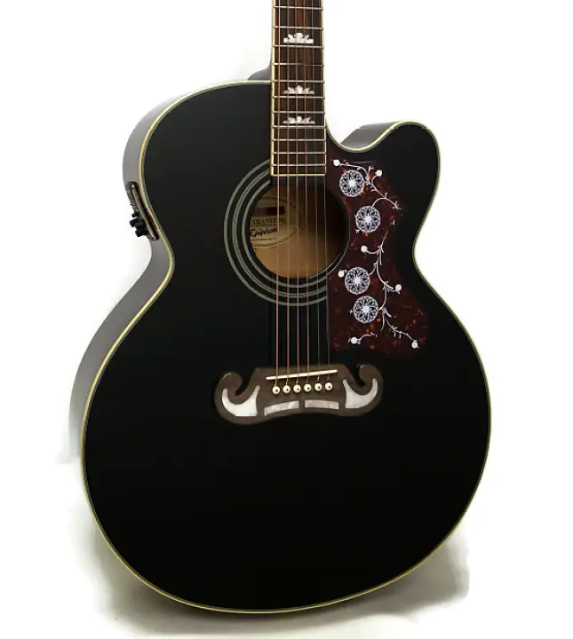 Epiphone Acoustic Electric Guitar - Epiphone Ej 200sce Acoustic Electric Guitar Rosewood Neck Black Ej200sce Lazada