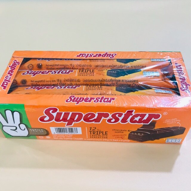 Bánh xốp SuperStar Chocolate
