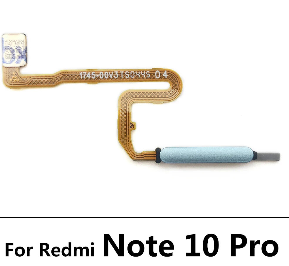 Nút home vân tay đơn phím trở về cảm biến Cáp dẻo cho Xiaomi Redmi Note 10 Pro Máy quét dấu vân tay