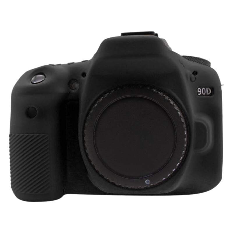 PULUZ Ốp Bảo Vệ Silicon Mềm Cho Canon EOS 90D (Đen)