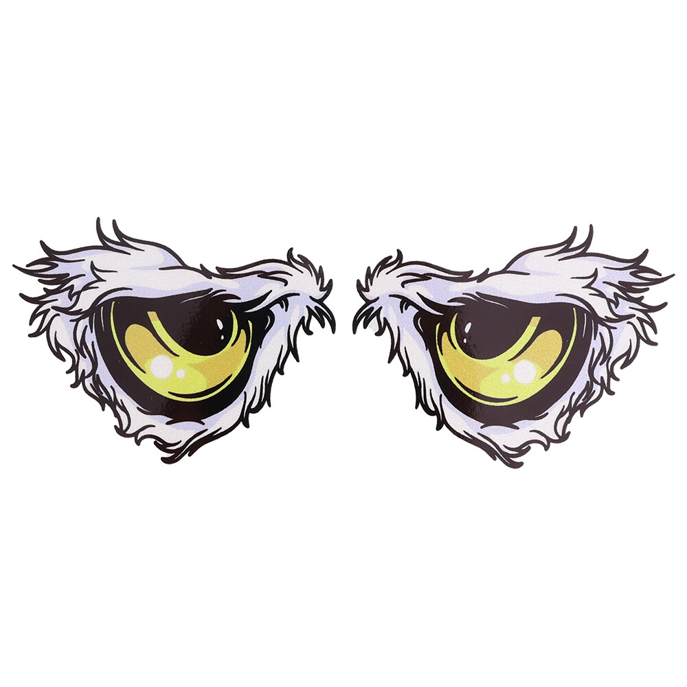Car Funny Stickers 3D Stereo Reflective Cat Eyes Car Sticker Creative Rearview Mirror Decal Universal Eyes Stickers
