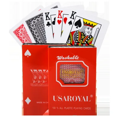 Plastic playing cards Poker Card frosted and washable PVC Poker Card