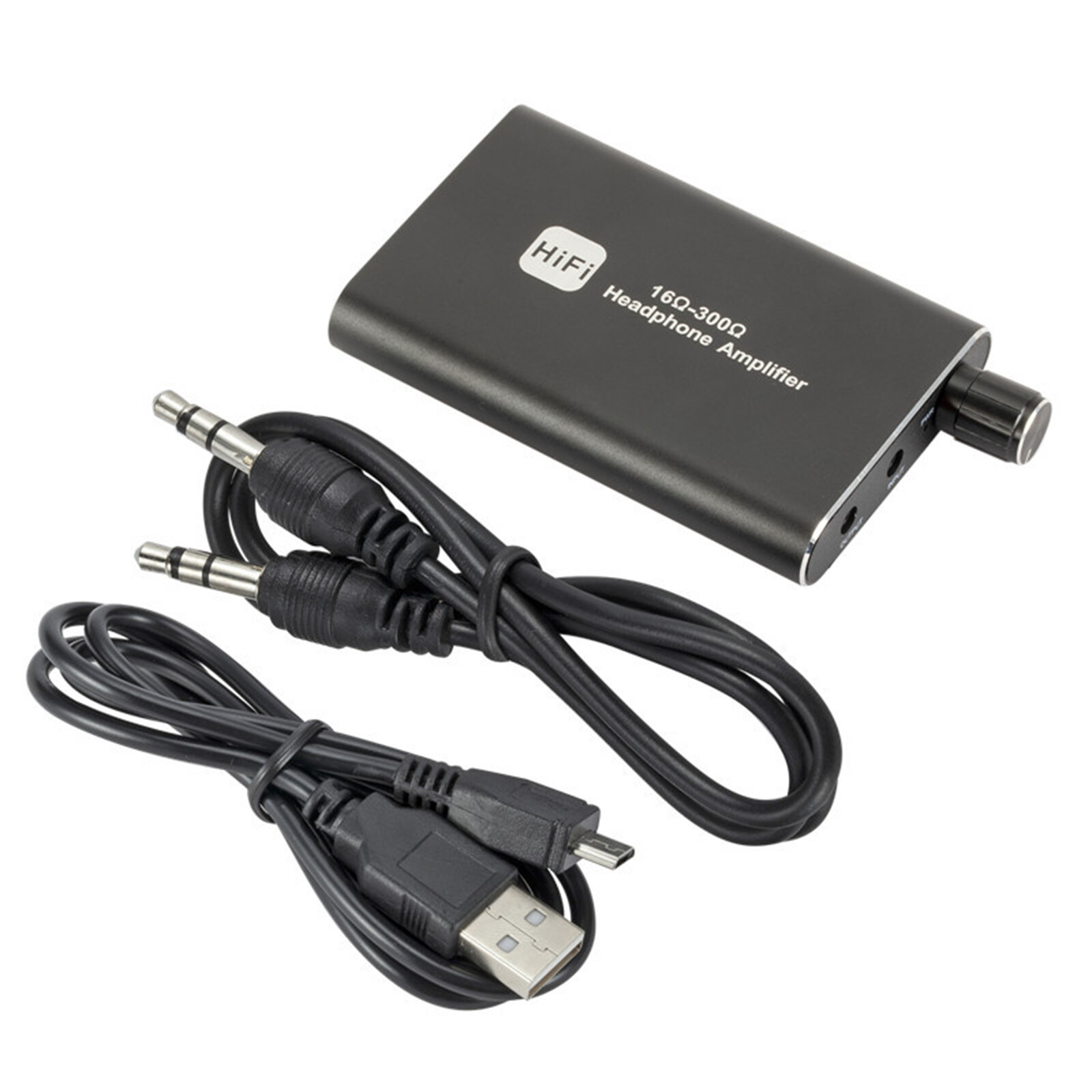 Baoblaze Headphone Amplifier Earphone AMP 3.5mm Stereo Audio Input Out Volume Control