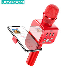 Micro karaoke kiêm loa bluetooth không dây Joyroom MC3 K echo giảm tiếng ồn kèm giá đỡ điện thoại – INTL