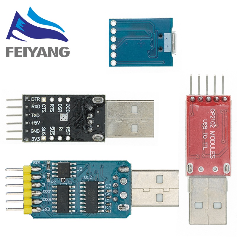 CP2102 USB 2.0 to UART TTL 5PIN Connector Module Serial Converter STC Replace FT232 CH340 PL2303 CP2102 MICRO USB for aduino