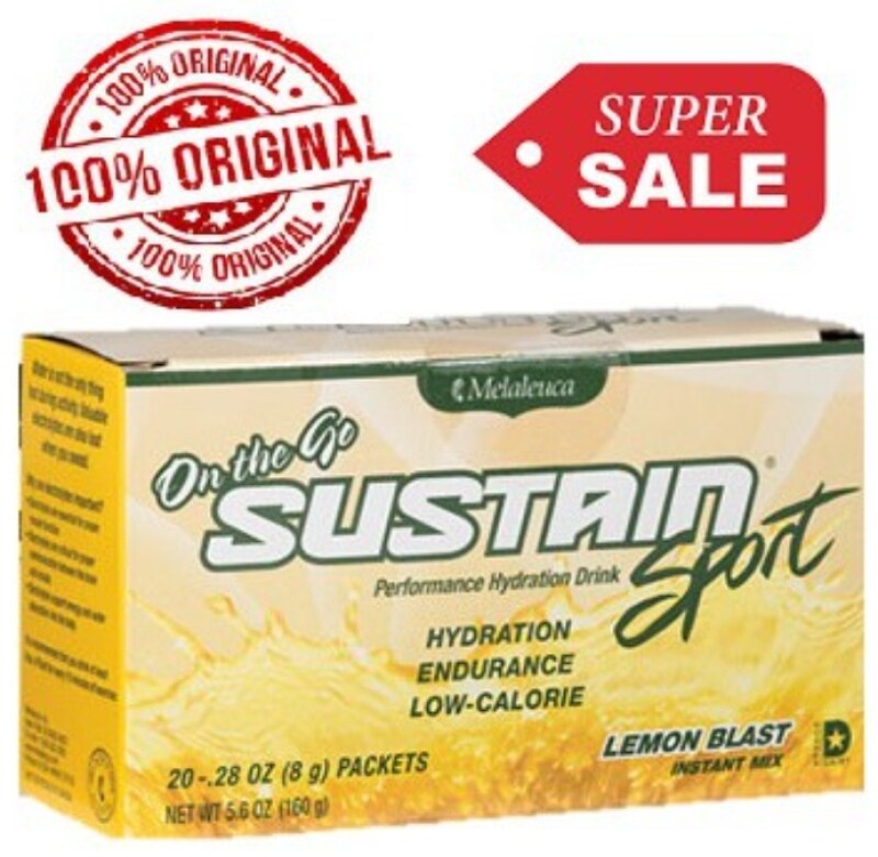Sustain(100% Natural ingredients) Sport Lemon Blast Packets (20 packets) Malaysia