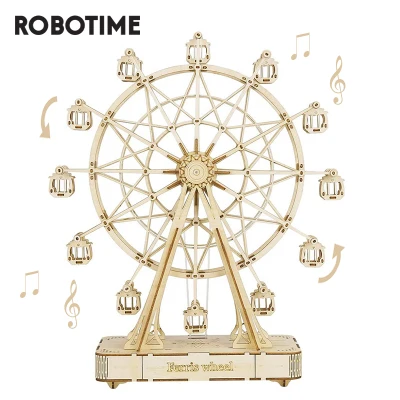 Robotime Ferris Wheel 3D wooden Puzzle Toys for children birthday TGN01