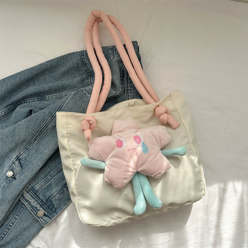Deere Jack ⚡Miễn Phí Vận Chuyển⚡ Women's bag Women's single shoulder bag fashion cute large capacity Tote bag