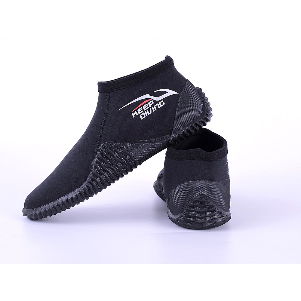 Tian 1 Pair 4mm Water Shoes Quick Drying Low Top Diving Boot For Sea