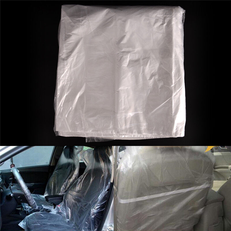 Disposable plastic seat covers for cheap cars