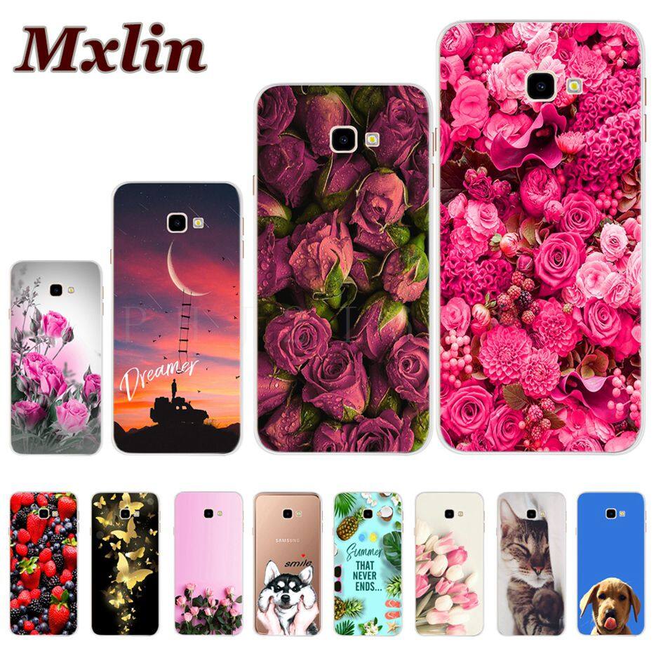 Phone Case For Samsung Galaxy J4+ /J4 Plus Casing SM-J415F Soft Silicone Stylish Painted Back Cover