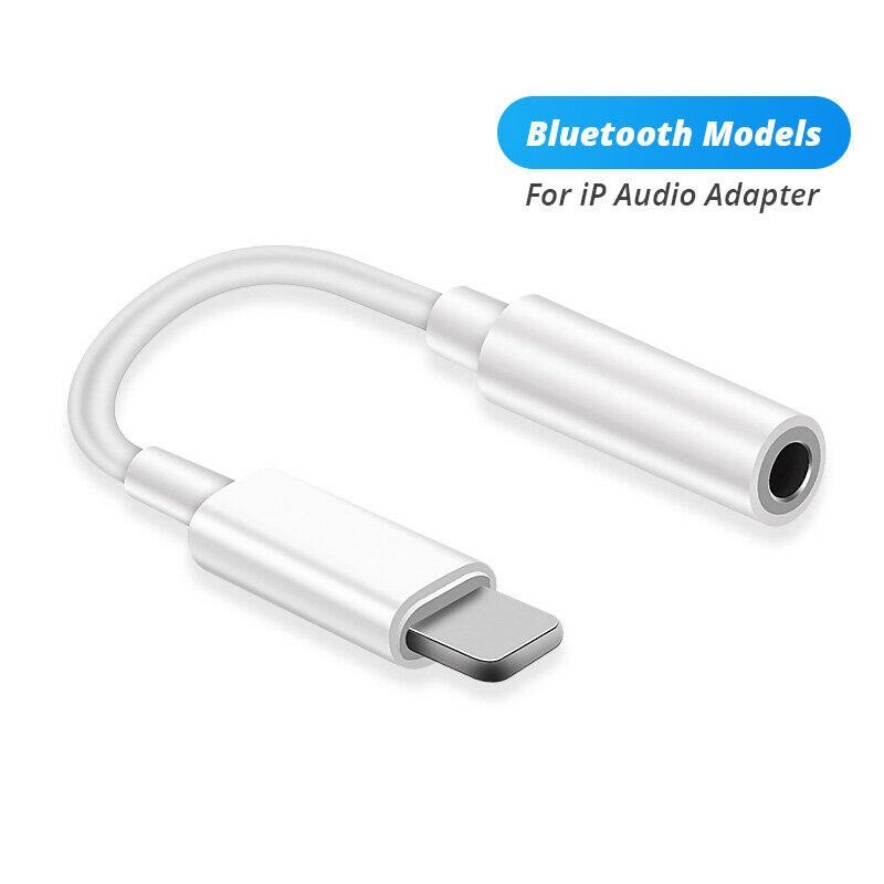 FONKEN 3.5mm Connector Adapter Cable Bluetooth Lightning To 3.5mm Aux Headphone Jack Audio Adapter For iPhone 7/7plus/X/ 11Pro/ XS
