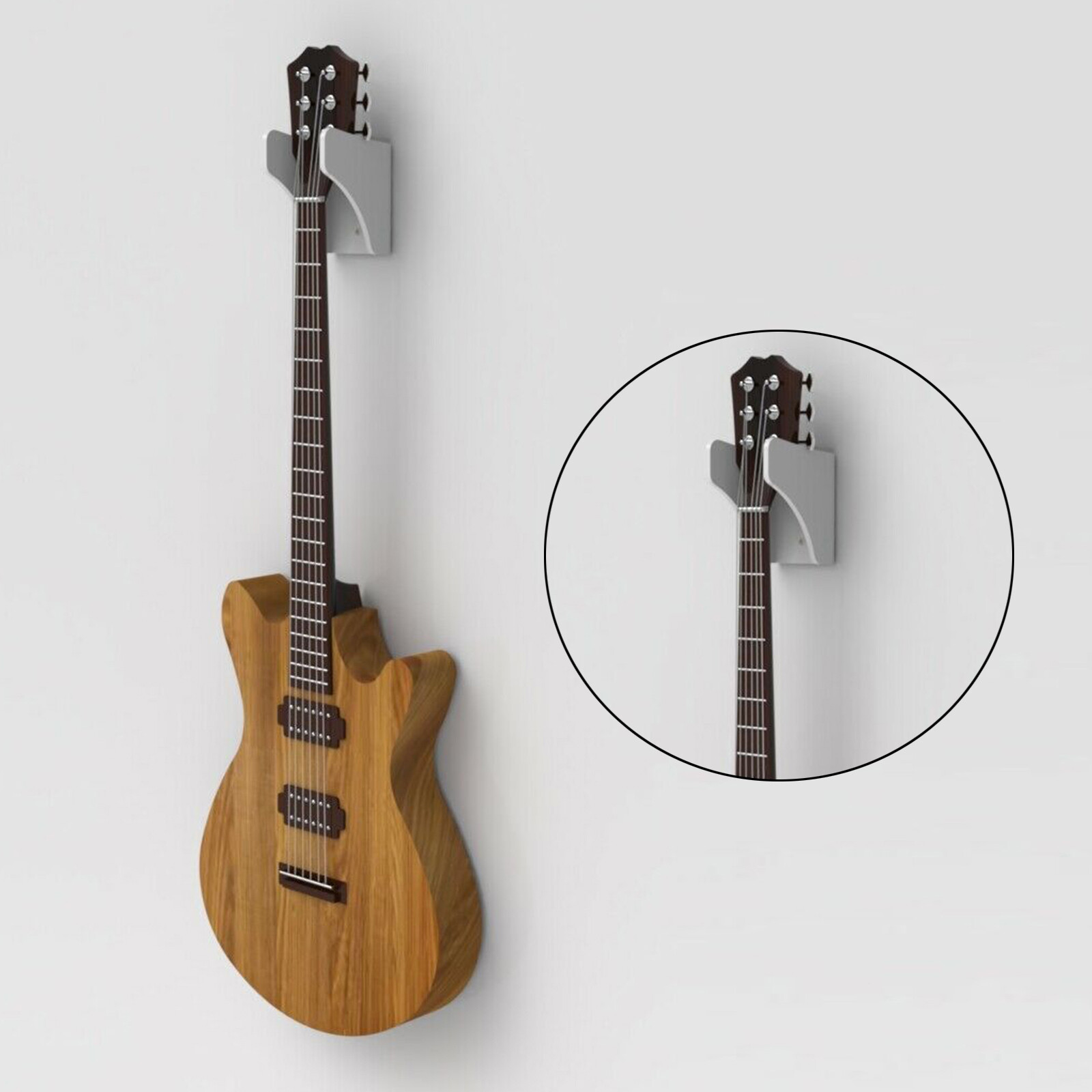 Blesiya Giá Treo Đàn Ghi Ta Treo Tường, Để Treo Đàn Guitar Tiết Kiệm Không Gian