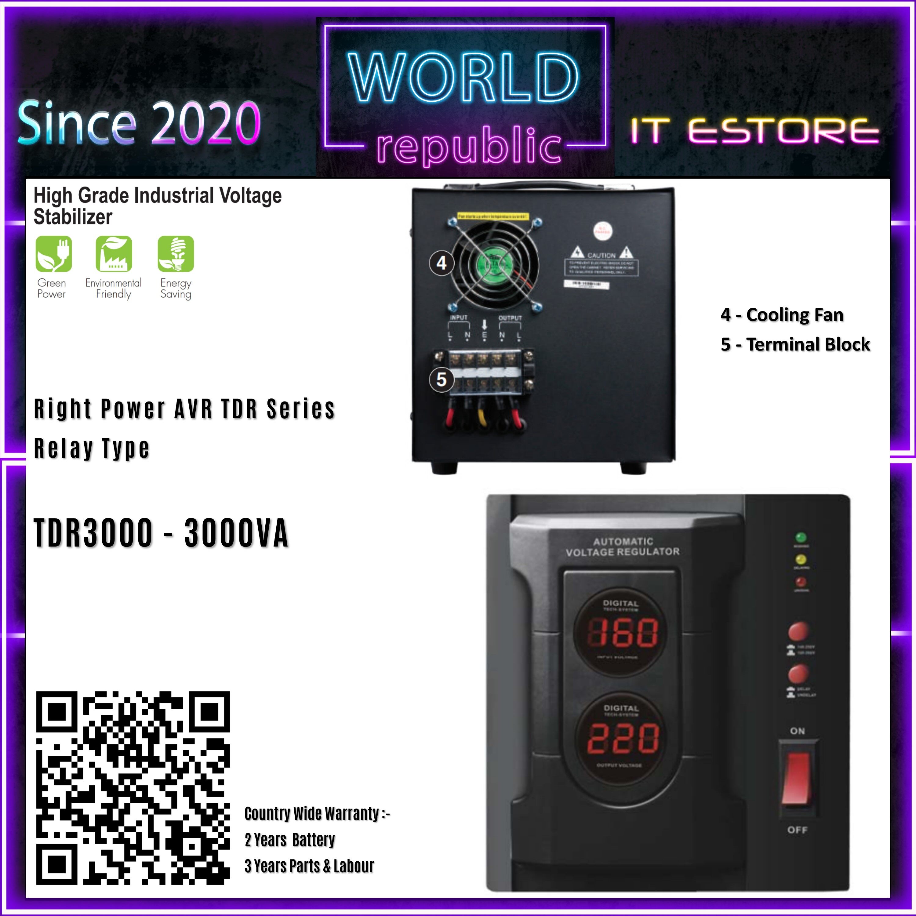 Right Power AVT TDR1000 TDR2000 TDR3000 TDR-1000NE TDR-2000NE TDR ...