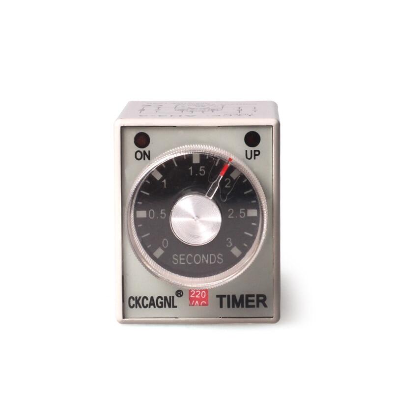 {：——”》 ah3-3 1s/3s/6s/10s/30s/60s/3m/6m/10m/30m/60m power on timer delay time relay ac220v/110v dc24v/12v with socket