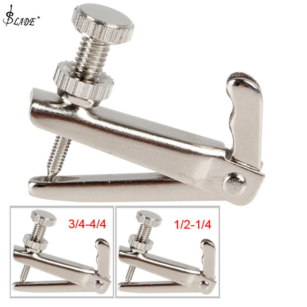 Slade 1/4-1/2 & 3/4-4/4 violin silver string fine adjuster tuners