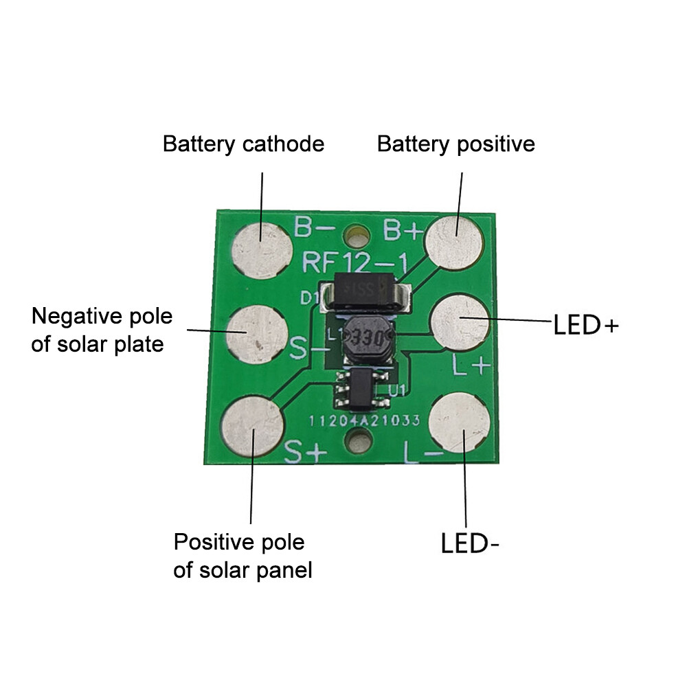 Bảng Mạch Đèn Năng Lượng Mặt Trời Aideepen 1.2V Bảng Điều Khiển Đèn Năng Lượng Mặt Trời ≤ 120mA Bảng Mạch Đèn Chôn Năng Lượng Mặt Trời Không Nhấp Nháy