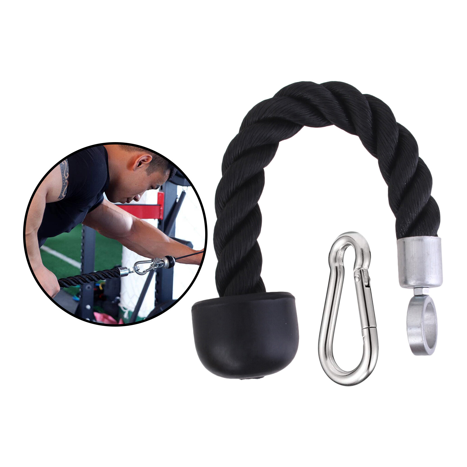 BNSTAR Triceps Rope Single Grip Pulley Cable Attachment Pull Down LAT Handle Lazada PH