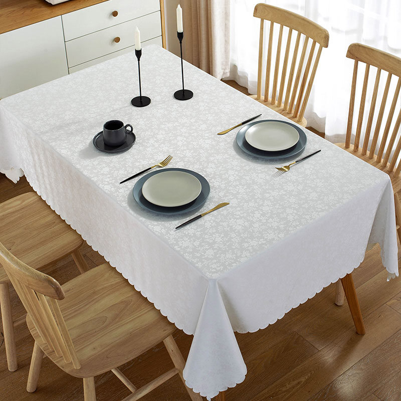 Waterproof Oil-proof Table Cloth Rectangle Table Cover Home Kitchen Wedding Tablecloth pvc Table Cloth For Kitchen Decoration
