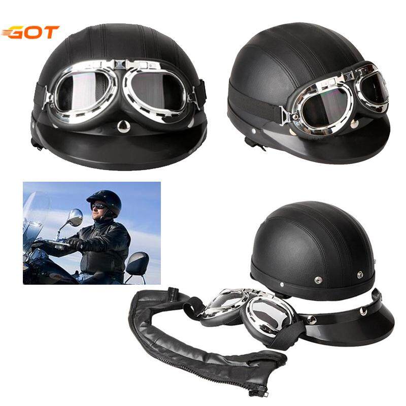 german style motorcycle helmet