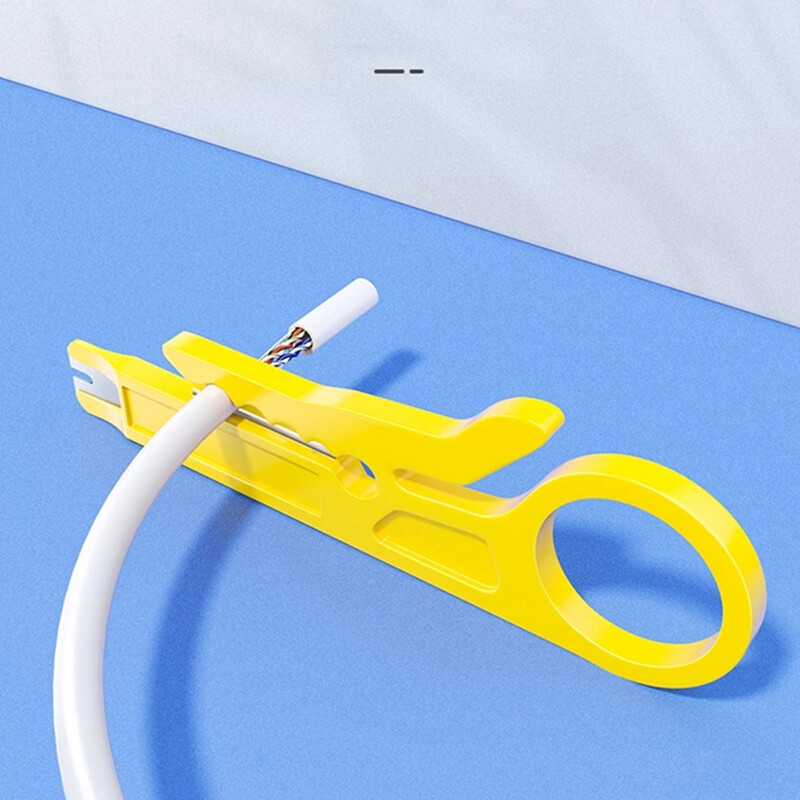Hanlu Mini Wire Stripper Crimper Plier Crimping Cable Punch Stripping Multi Tool