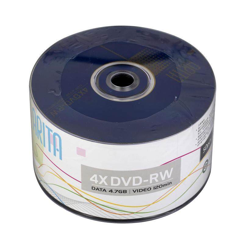 50pcs DVD-RW 4.7GB 120min Rewritable 4X Disc Movie Video Digital Data Recordable