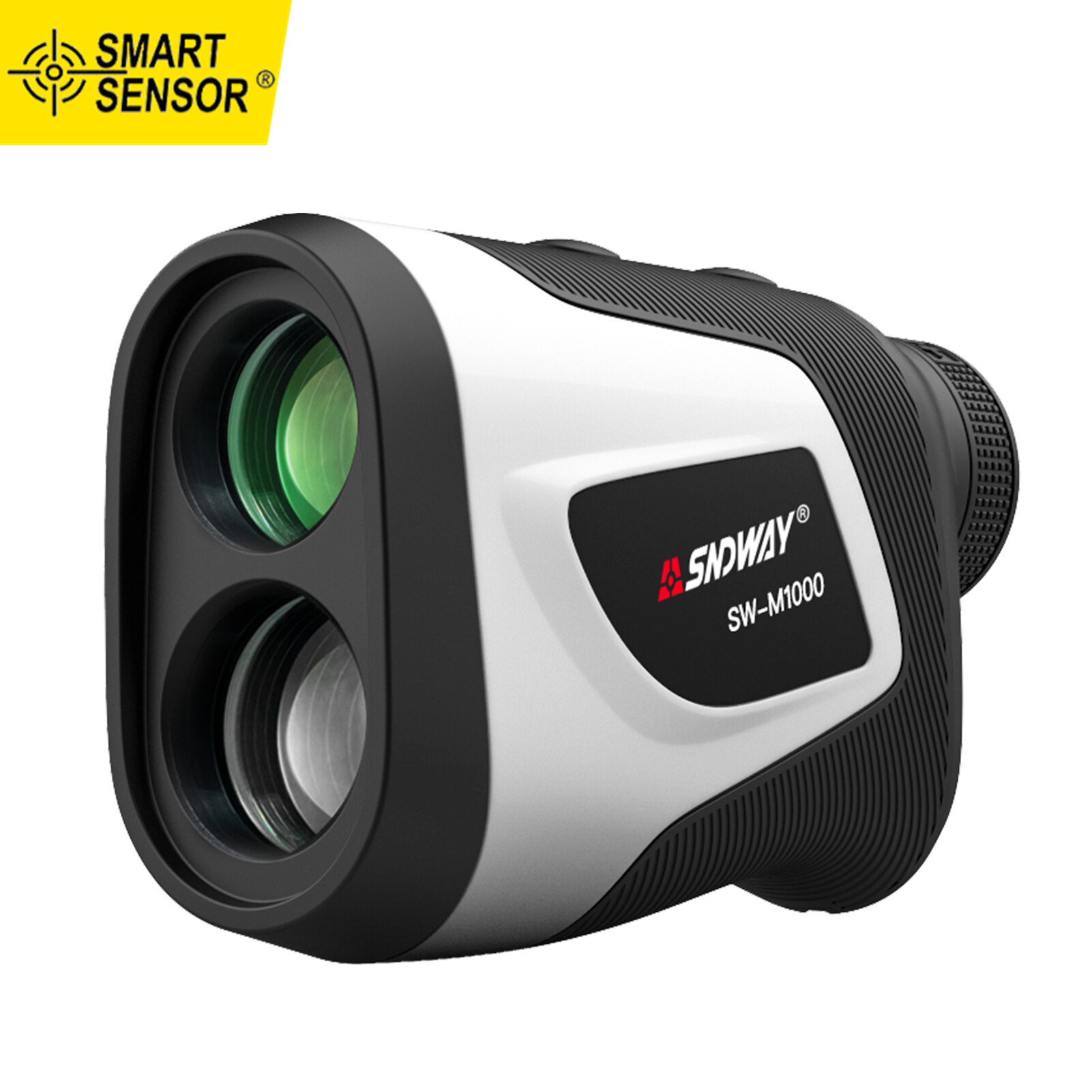 Smart Sensor SNDWAY 3~1000M High Precision La-ser Distance Meter 6X Magnification Outdoor Digital Golf Telescope La-ser Ruler Handheld Golf Rangefinder with Golf Trajectory Compensation Flag Pole Lock Function