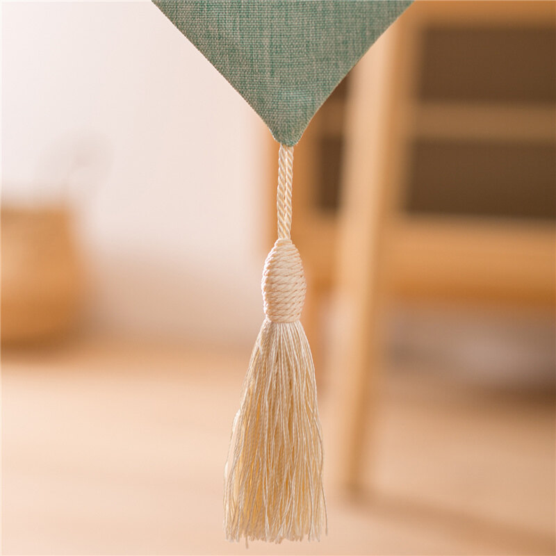 Thợ Săn Trong Mơ, Khăn Trải Bàn Đơn Giản Khăn Trải Bàn Cà Phê Trà Bằng Cotton Nhiều Màu Trang Trí Tua Rua Khăn Trải Tủ Trang Trí Đám Cưới Nhiều Màu