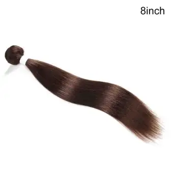 Straight Hair Bundles Light Brown Human Hair Extensions Weave