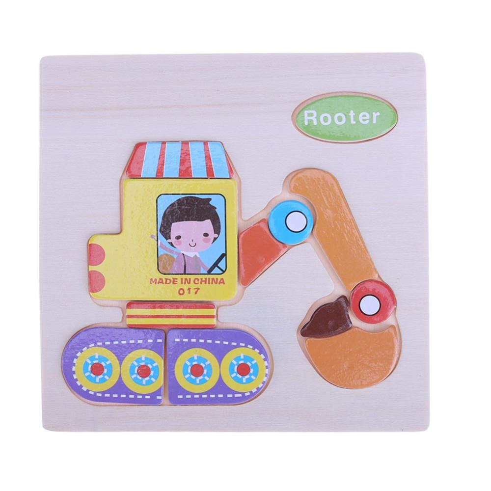 1pcs Wooden Tangram Brain Teaser Puzzle Educational Developmental Kids Toy