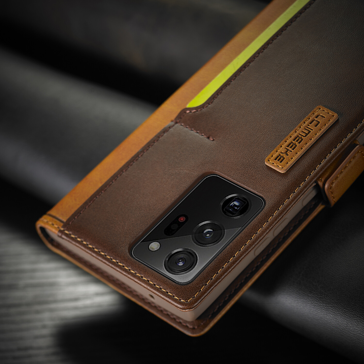 Thinmon for Samsung Note 20/Note 20 Ultra Case Luxury Retro Premium PU Leather Magnetic Flip Case for Samsung Note 20/Note 20 Ultra Luxury Denim Fabirc Retro Wallet Flip Case