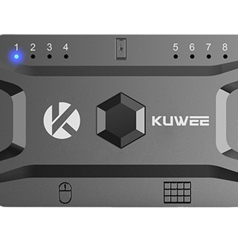 Keyboard Mouse Converter Bluetooth Hub USB 5.0 Converter Wired Keyboard&Mouse to Wireless Hub Adapter Support 8 Devices for Tablet,Laptop,Mobile