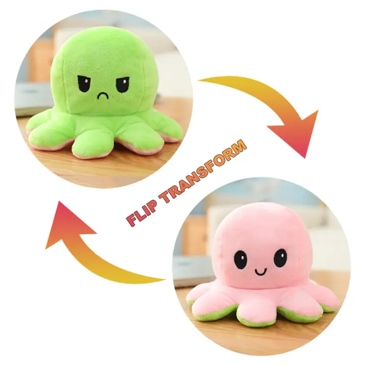 color changing octopus plush