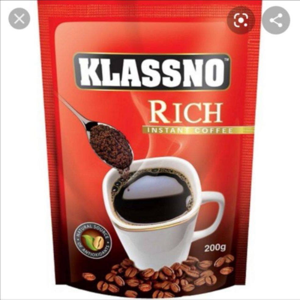 Klassno Rich Instant Coffee Pouch 【200g】 Lazada