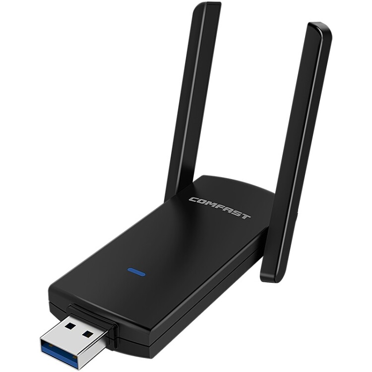 Comfast cf-924ac v2 1200mbps dual frequency gigabit usb computer wifi receiver high power wireless network card