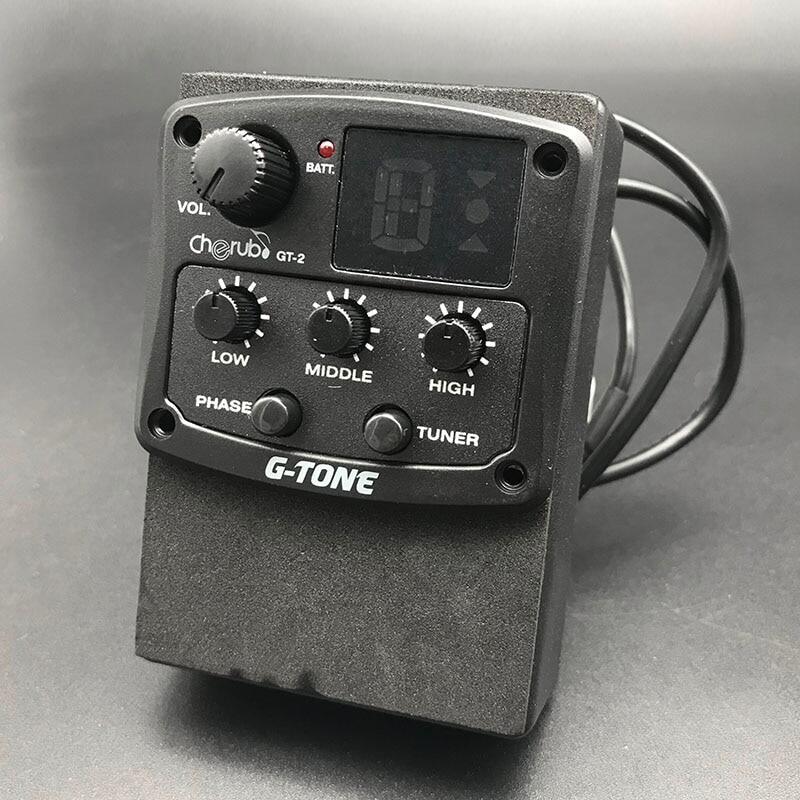 Cherub GTone GT6/5/4/3 3Band 4Band Acoustic Guitar Equalizer With Tuner Guitarra Preamp Piezo