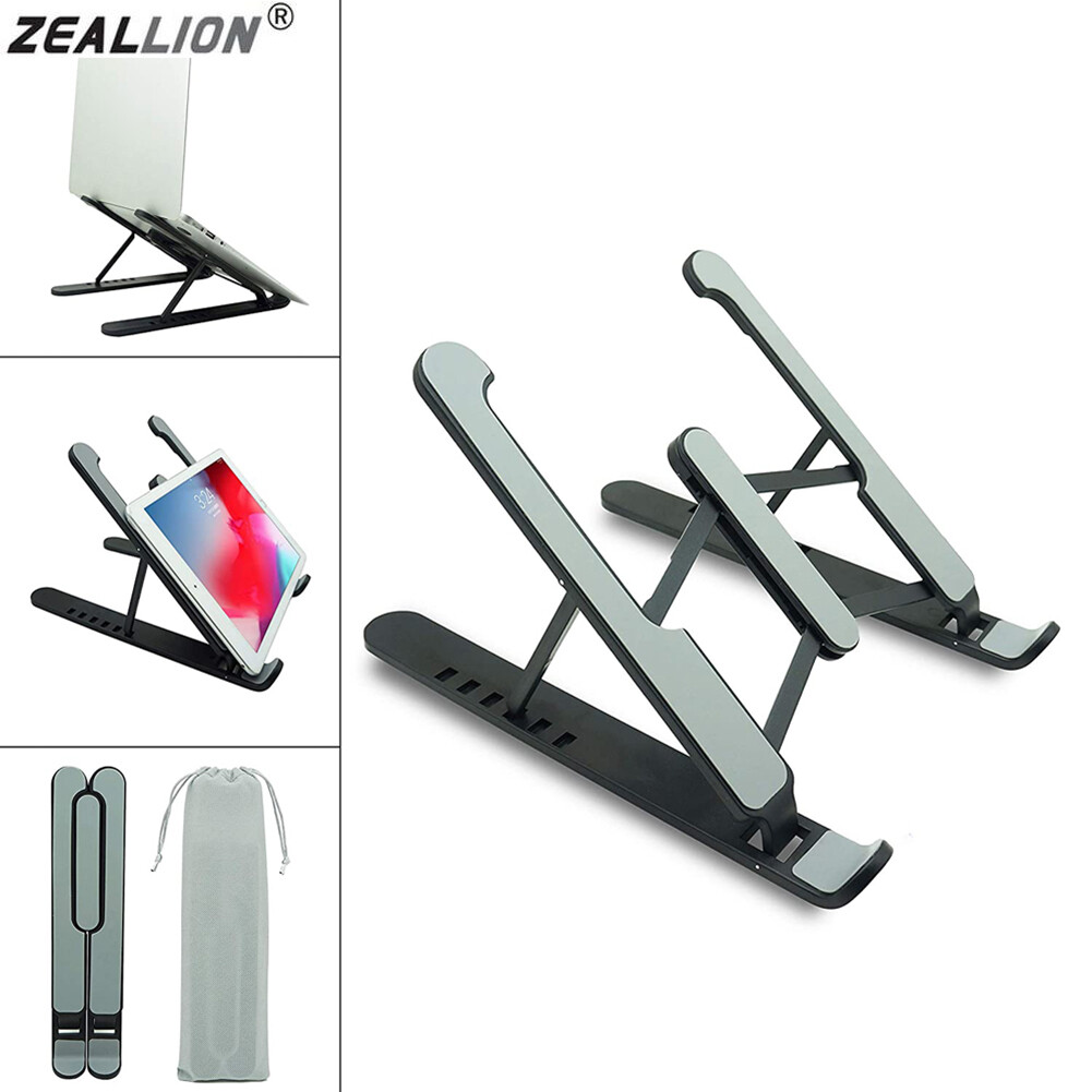 Zeallion Portable Foldable Laptop Stand Support Notebook For Macbook Pro Computer Laptop Holder Aluminum Cooling Bracket Riser
