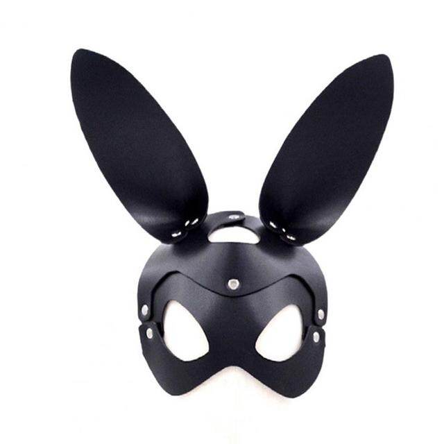 Eyewear Women Cosplay Mask Sexy Rabbit Owl Fox Roleplay Half-face Mask Men Party Prop
