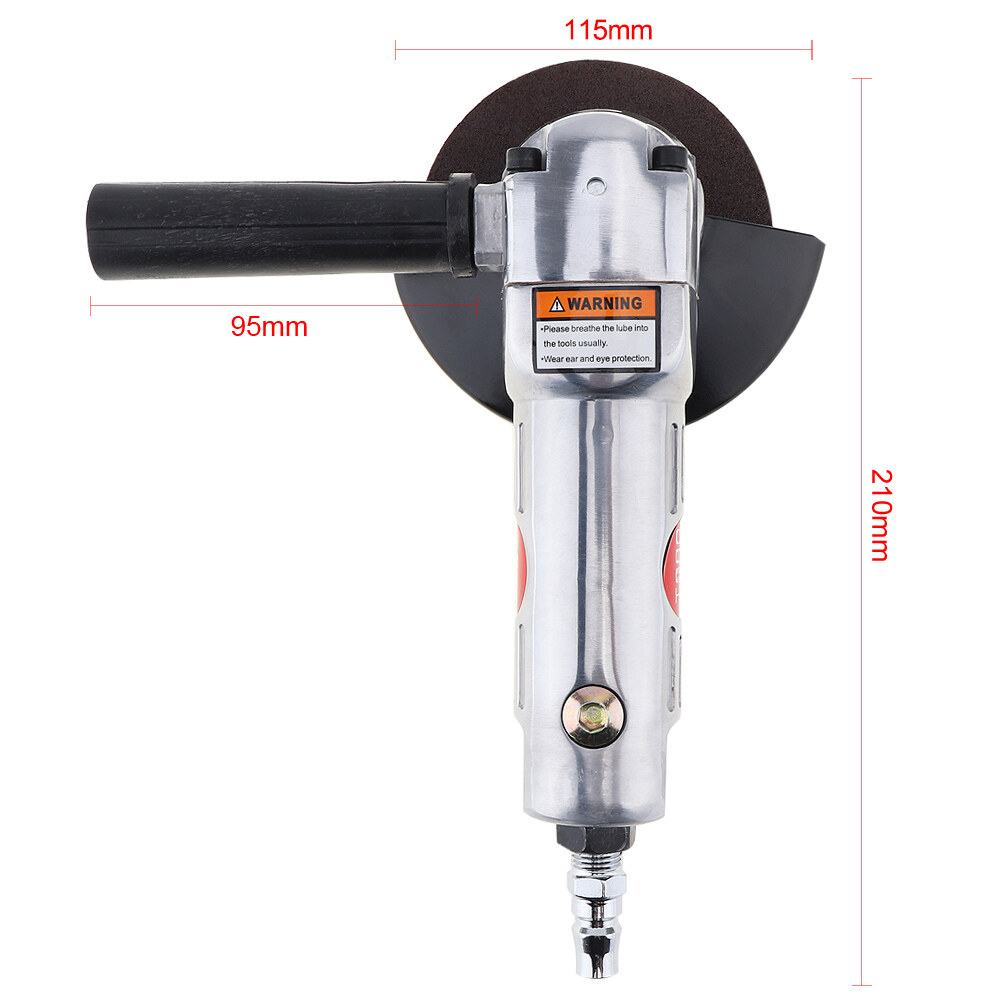 Máy Mài Góc Tốc Độ Cao 4 Inch Dụng Cụ Khí Nén Có Đĩa Miếng Đánh Bóng Và Tay Cầm PVC Cho Máy Đánh Bóng/Cắt