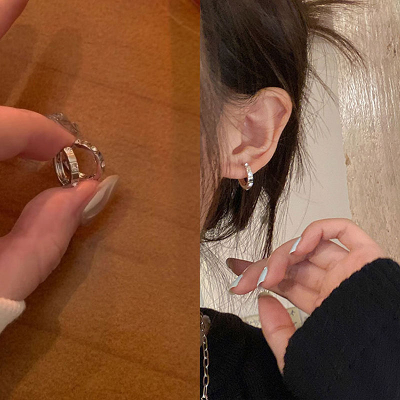 Bông Tai Zircon Phong Cách Thời Thượng Cho Nữ