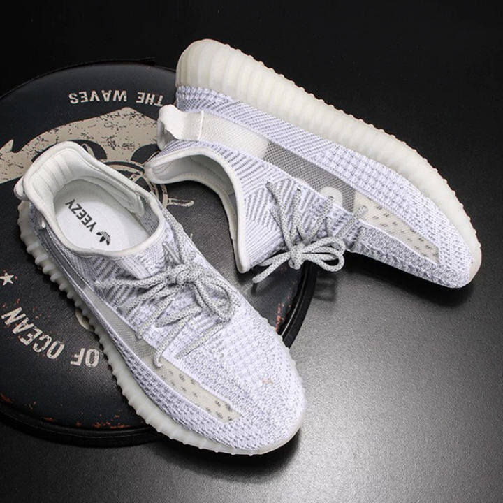 yeezy black 3m reflective slippers