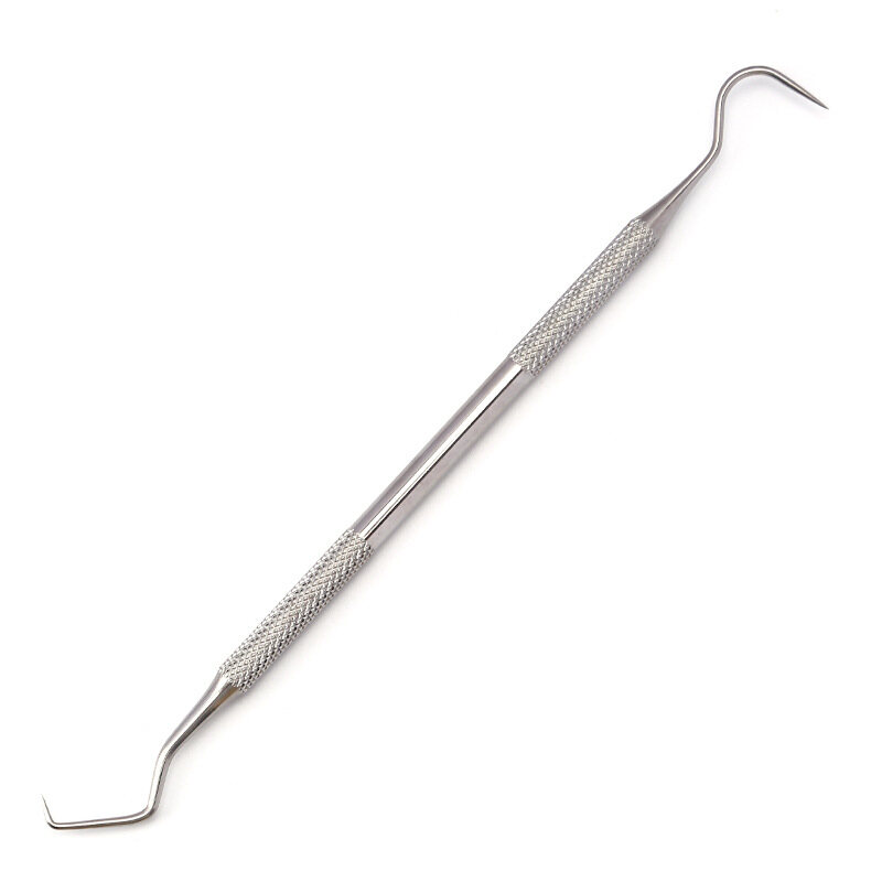 WOOLOVE Double Tip Design Stainless Steel Tartar Removal Tool Tooth Cleaning Tool Dental Plaque Removal Tool Tooth Care Tool