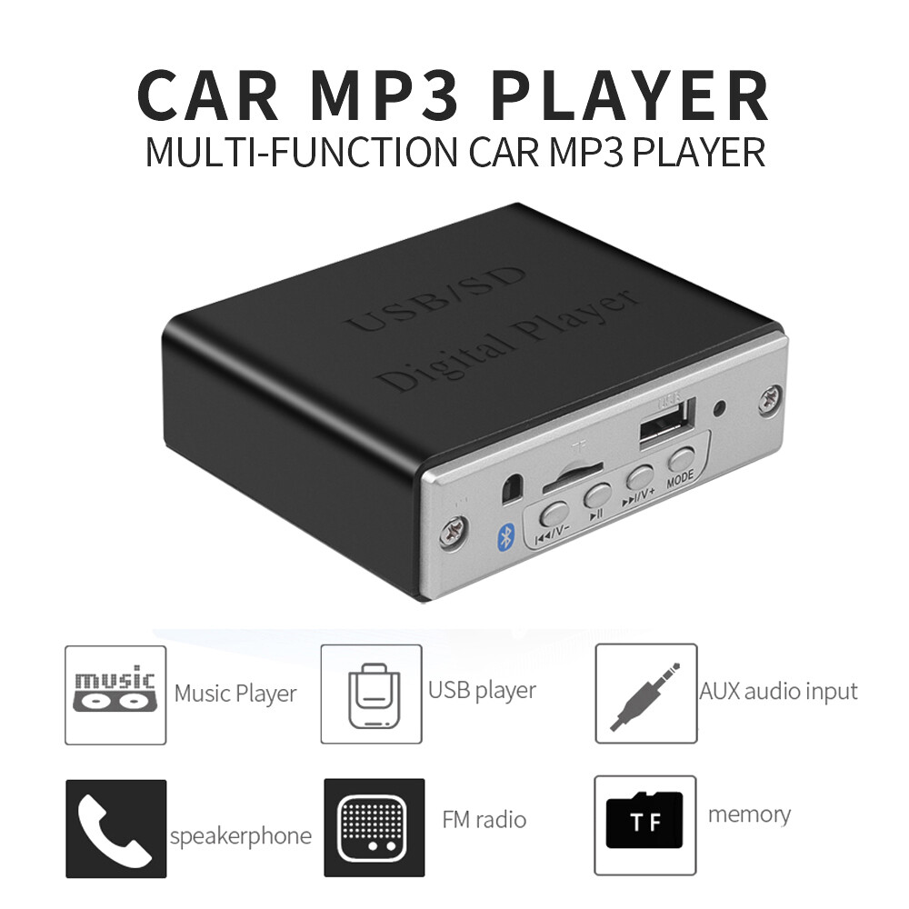 5V MP3 Player Wireless Bluetooth MP3 WMA Decoder Board Car Accessory with Recording Function Support USB/S D/FM Audio Module
