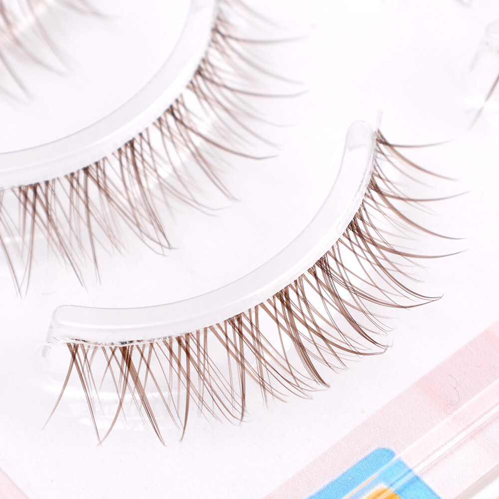 Dorisna Brown False Eyelashes Hazelnut Latte False Eyelashes Natural Look Eyelashes Extension