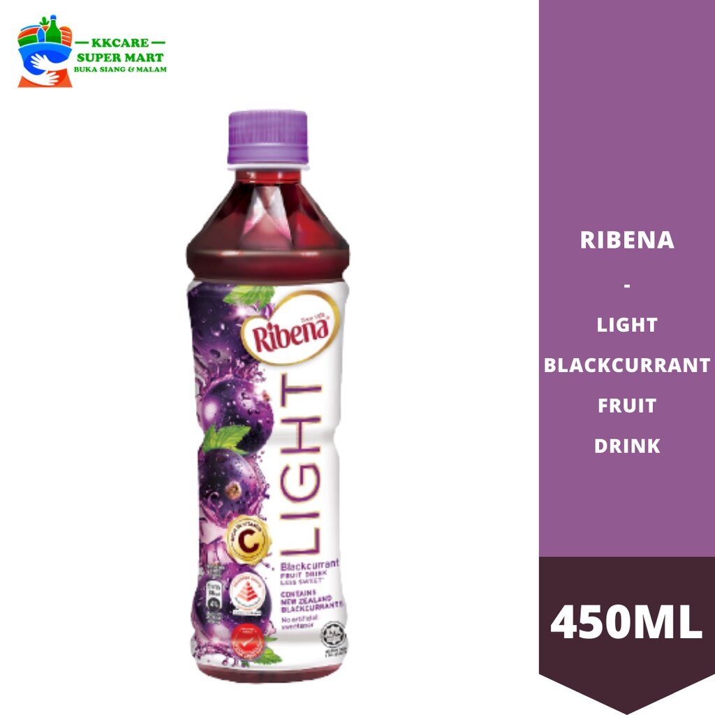 Ribena Light Blackcurrant Fruit Drink 450ml Lazada