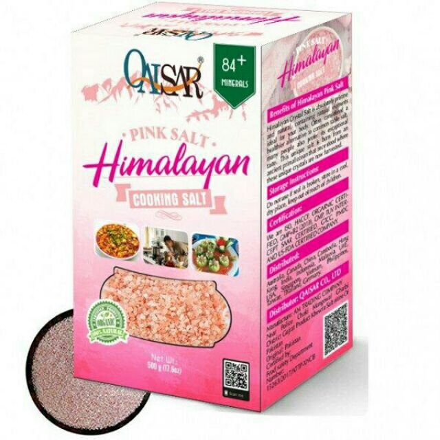 [HCM]Muối Hồng Himalaya Qaisar(hạt thô)