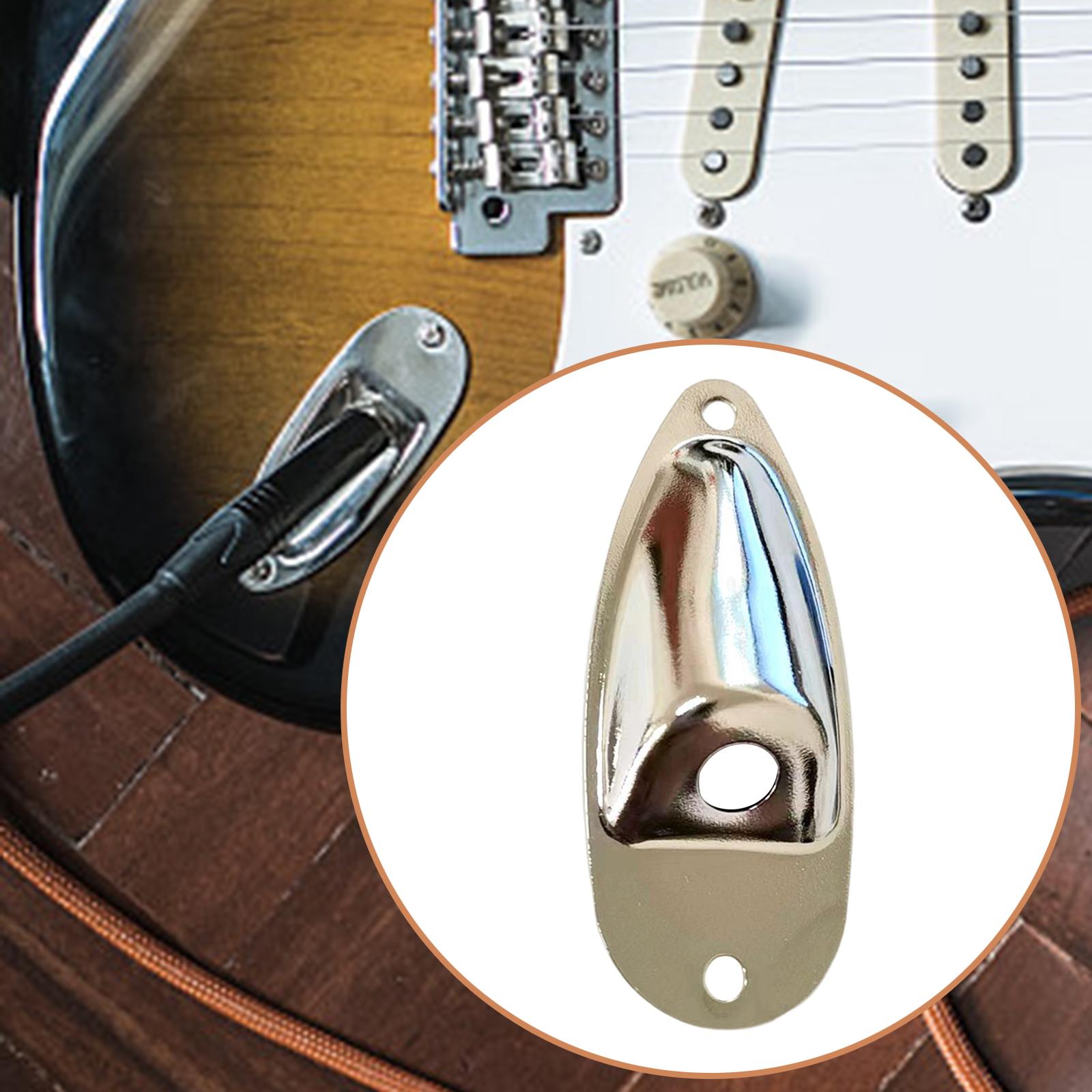 BNGUITAR Guitar Input Jack Boat Style for Electric Guitar Replacement Parts Accessory