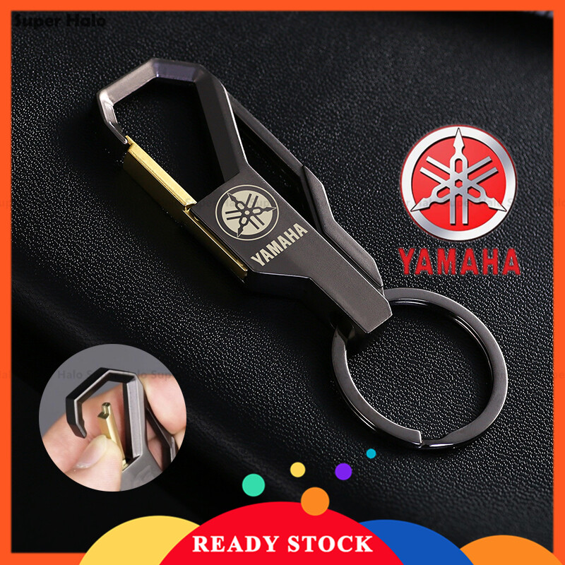 Creative Car Logo keychain Alloy Metal Keyring for Yamaha
