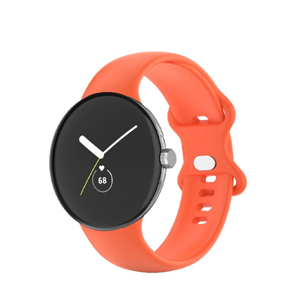 BLUESN Sport Silicone Strap For Google Pixel Watch Wristband Bracelet Correa Band For Google Pixel Watch Replacement Bands Accessories